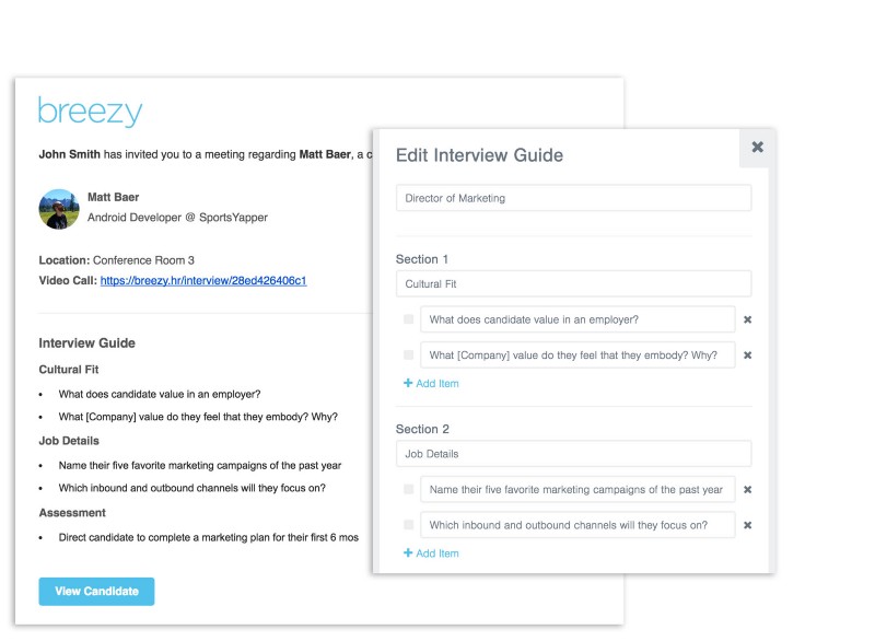 breezy interview guide