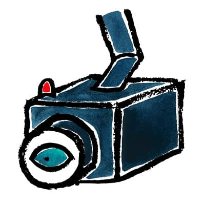 illustration of a security camera